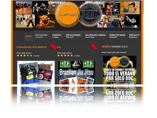 The Ansgar Fighting League website, designed and built by SHERPA71